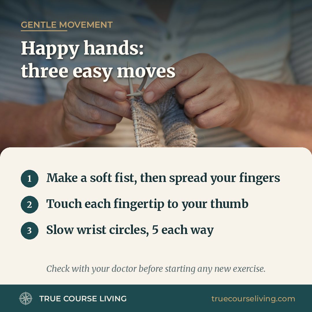 Tip card: Happy Hands: Three Easy Moves for Nimble Fingers